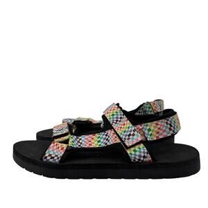 Target Sz Women 10 / Mens 10 Sandals Pride Collection Debbie Multicolor Rainbow